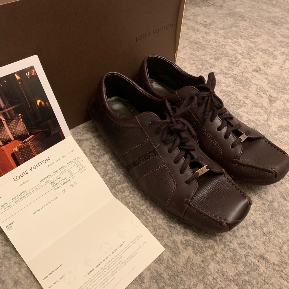 Louis Vuitton men’s leather sneakers